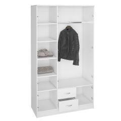 Шкаф Ронда ШК-3 с зеркалом (Белый) в Агрызе - agryz.mebel24.online | фото 2