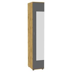 Шкаф с зеркалом "Алиса (H1_M)" ручка скоба в Агрызе - agryz.mebel24.online | фото 20