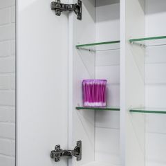 Шкаф-зеркало Аврора 60 с подсветкой LED Домино (DV8005HZ) в Агрызе - agryz.mebel24.online | фото 8