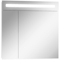 Шкаф-зеркало Аврора 70 с подсветкой LED Домино (DV8007HZ) в Агрызе - agryz.mebel24.online | фото