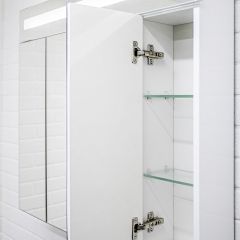 Шкаф-зеркало Аврора 80 с подсветкой LED Домино (DV8009HZ) в Агрызе - agryz.mebel24.online | фото 6