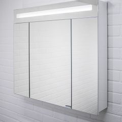 Шкаф-зеркало Аврора 80 с подсветкой LED Домино (DV8009HZ) в Агрызе - agryz.mebel24.online | фото 5