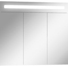 Шкаф-зеркало Аврора 80 с подсветкой LED Домино (DV8009HZ) в Агрызе - agryz.mebel24.online | фото