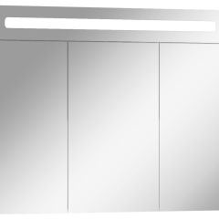 Шкаф-зеркало Аврора 85 с подсветкой LED Домино (DV8010HZ) в Агрызе - agryz.mebel24.online | фото