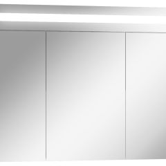 Шкаф-зеркало Аврора 90 с подсветкой LED Домино (DV8011HZ) в Агрызе - agryz.mebel24.online | фото