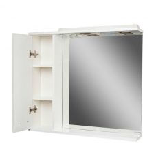 Шкаф-зеркало Cube 75 Эл. ЛЕВЫЙ Домино (DC5008HZ) в Агрызе - agryz.mebel24.online | фото 2