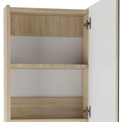Шкаф-зеркало Мечта 50 Дуб сонома АЙСБЕРГ (DM2318HZ) в Агрызе - agryz.mebel24.online | фото 2
