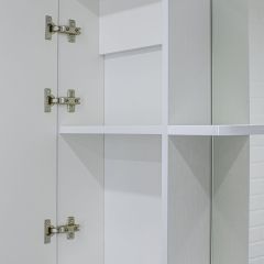 Шкаф-зеркало Норма 1-50 левый АЙСБЕРГ (DA1601HZ) в Агрызе - agryz.mebel24.online | фото 8