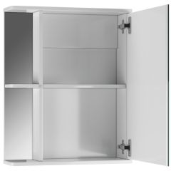 Шкаф-зеркало Норма 1-55 правый АЙСБЕРГ (DA1604HZ) в Агрызе - agryz.mebel24.online | фото 2