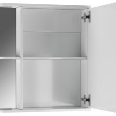 Шкаф-зеркало Норма 1-60 правый АЙСБЕРГ (DA1606HZ) в Агрызе - agryz.mebel24.online | фото 2