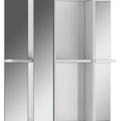 Шкаф-зеркало Норма 2-60 левый АЙСБЕРГ (DA1611HZ) в Агрызе - agryz.mebel24.online | фото 2