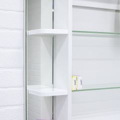 Шкаф-зеркало Оазис 55 Идеал левый/правый Домино (DI44170HZ) в Агрызе - agryz.mebel24.online | фото 6