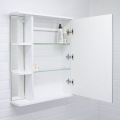 Шкаф-зеркало Оазис 55 Идеал левый/правый Домино (DI44170HZ) в Агрызе - agryz.mebel24.online | фото 4