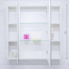 Шкаф-зеркало Оскар 70 Идеал левый/правый Домино (DI44179HZ) в Агрызе - agryz.mebel24.online | фото 10