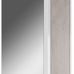 Шкаф-зеркало Uno 60 Дуб серый левый/правый Домино (DU1503HZ) в Агрызе - agryz.mebel24.online | фото