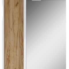 Шкаф-зеркало Uno 60 Дуб ВОТАН левый Домино (DU1512HZ) в Агрызе - agryz.mebel24.online | фото 3