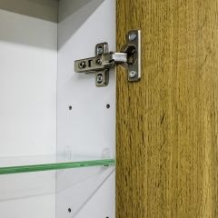 Шкаф-зеркало Uno 60 Дуб ВОТАН правый Домино (DU1512HZ) в Агрызе - agryz.mebel24.online | фото 10