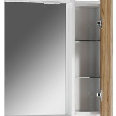 Шкаф-зеркало Uno 60 Дуб ВОТАН правый Домино (DU1512HZ) в Агрызе - agryz.mebel24.online | фото 2