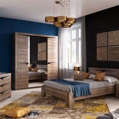 СОРЕНТО МС Спальный гарнитур (Дуб стирлинг) в Агрызе - agryz.mebel24.online | фото