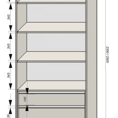 Спальня Серый камень + Кровать (серии «ГЕСТИЯ») в Агрызе - agryz.mebel24.online | фото 9