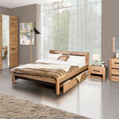 АФИНА Спальный гарнитур Дуб Крафт (модульная) в Агрызе - agryz.mebel24.online | фото