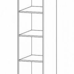 ГАММА Спальный гарнитур (модульный) дуб вотан в Агрызе - agryz.mebel24.online | фото 6