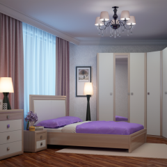 Спальня Глэдис (Модульная) ЯШС/Белый в Агрызе - agryz.mebel24.online | фото 2