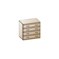 Спальня Карина композиция 5 (Гикори Джексон светлый) в Агрызе - agryz.mebel24.online | фото 3