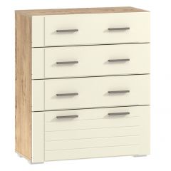 Спальня Livorno Комод НМ 040.46 Х (Софт Панакота/Дуб Бунратти) в Агрызе - agryz.mebel24.online | фото