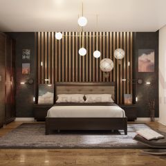 Спальня Мелисса композиция 2 (Акация Молдау) в Агрызе - agryz.mebel24.online | фото
