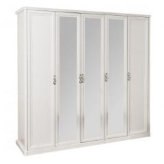 Спальня Мишель 5-ти ств (белый матовый/экокожа) в Агрызе - agryz.mebel24.online | фото 2