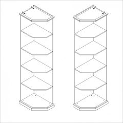 Спальня модульная Мишель (белый матовый/экокожа) в Агрызе - agryz.mebel24.online | фото 5