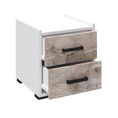 Спальня Соната Тумба прикроватная (Белый/Дуб юкон) в Агрызе - agryz.mebel24.online | фото 2