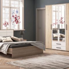 Спальня Соната Тумба прикроватная (дуб сонома/белый) в Агрызе - agryz.mebel24.online | фото 3