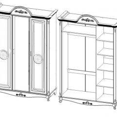 Спальный гарнитур Да Винчи (модульная) в Агрызе - agryz.mebel24.online | фото 8