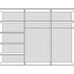 Спальный гарнитур Диана (модульная) в Агрызе - agryz.mebel24.online | фото 3