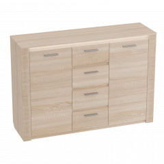 Спальный гарнитур Элана (модульная) Дуб сонома в Агрызе - agryz.mebel24.online | фото 2