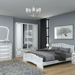 ЛАК Спальный гарнитур (модульный) белый в Агрызе - agryz.mebel24.online | фото