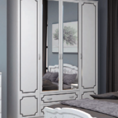 ЛАК Спальный гарнитур (модульный) белый в Агрызе - agryz.mebel24.online | фото 6