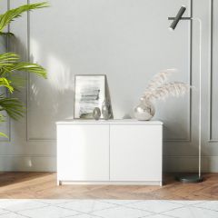 МОРИ Спальный гарнитур (белый) в Агрызе - agryz.mebel24.online | фото 10