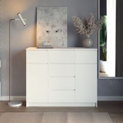 МОРИ Спальный гарнитур (белый) в Агрызе - agryz.mebel24.online | фото 13