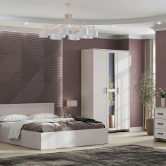 Спальный гарнитур МСП-1 (Ясень Анкор светлый) 1600 в Агрызе - agryz.mebel24.online | фото
