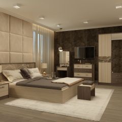 Спальный гарнитур Николь (модульный) в Агрызе - agryz.mebel24.online | фото