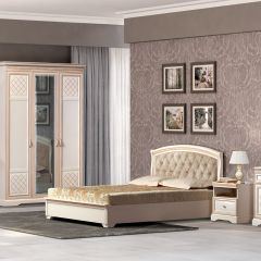 Спальный гарнитур Парма (модульный) кремовый белый в Агрызе - agryz.mebel24.online | фото