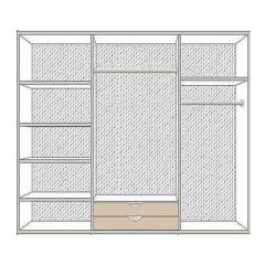 Спальный гарнитур Роза (модульная) беж в Агрызе - agryz.mebel24.online | фото 4