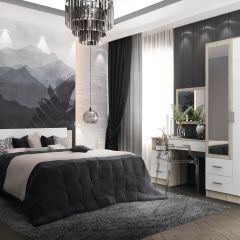 СОФИ Спальный гарнитур (модульный) в Агрызе - agryz.mebel24.online | фото