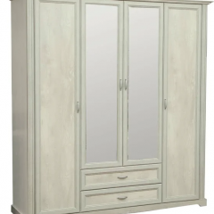 СОХО Спальный гарнитур (модульный) бетон пайн белый в Агрызе - agryz.mebel24.online | фото 2