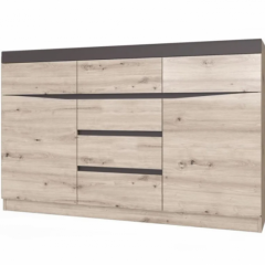 ТИАНА Спальный гарнитур (модульный) Дуб Бонифаций в Агрызе - agryz.mebel24.online | фото 4