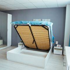Спальный гарнитур Тиффани (БЕЛЫЙ ТЕКСТУРНЫЙ/БЕЛЫЙ) в Агрызе - agryz.mebel24.online | фото 6
