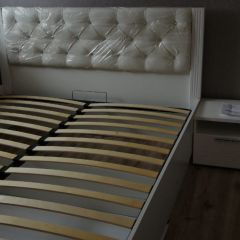 Спальный гарнитур Тиффани (БЕЛЫЙ ТЕКСТУРНЫЙ/БЕЛЫЙ) в Агрызе - agryz.mebel24.online | фото 2